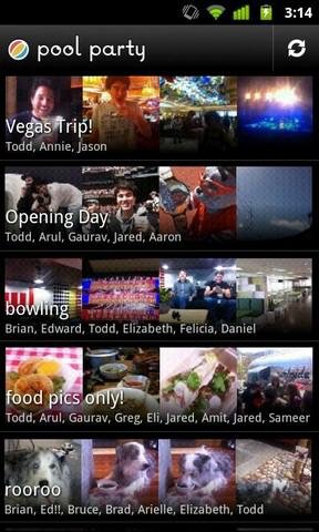谷歌手機(jī)圖片共享應(yīng)用程序Pool Party